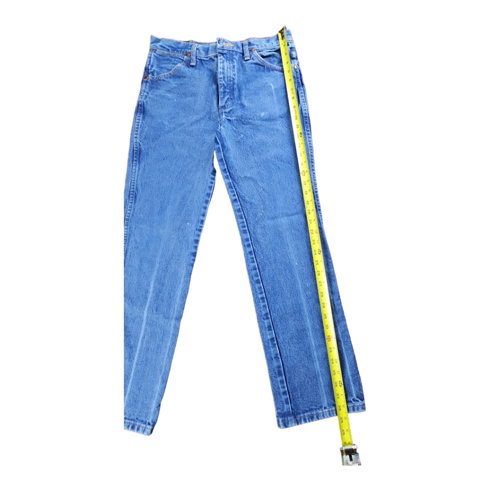 Uses WRANGLER 936 Mens VTG 90s Straight Leg Jeans Medium Wash Zip Fly, 32 x 30 - Picture 2 of 11